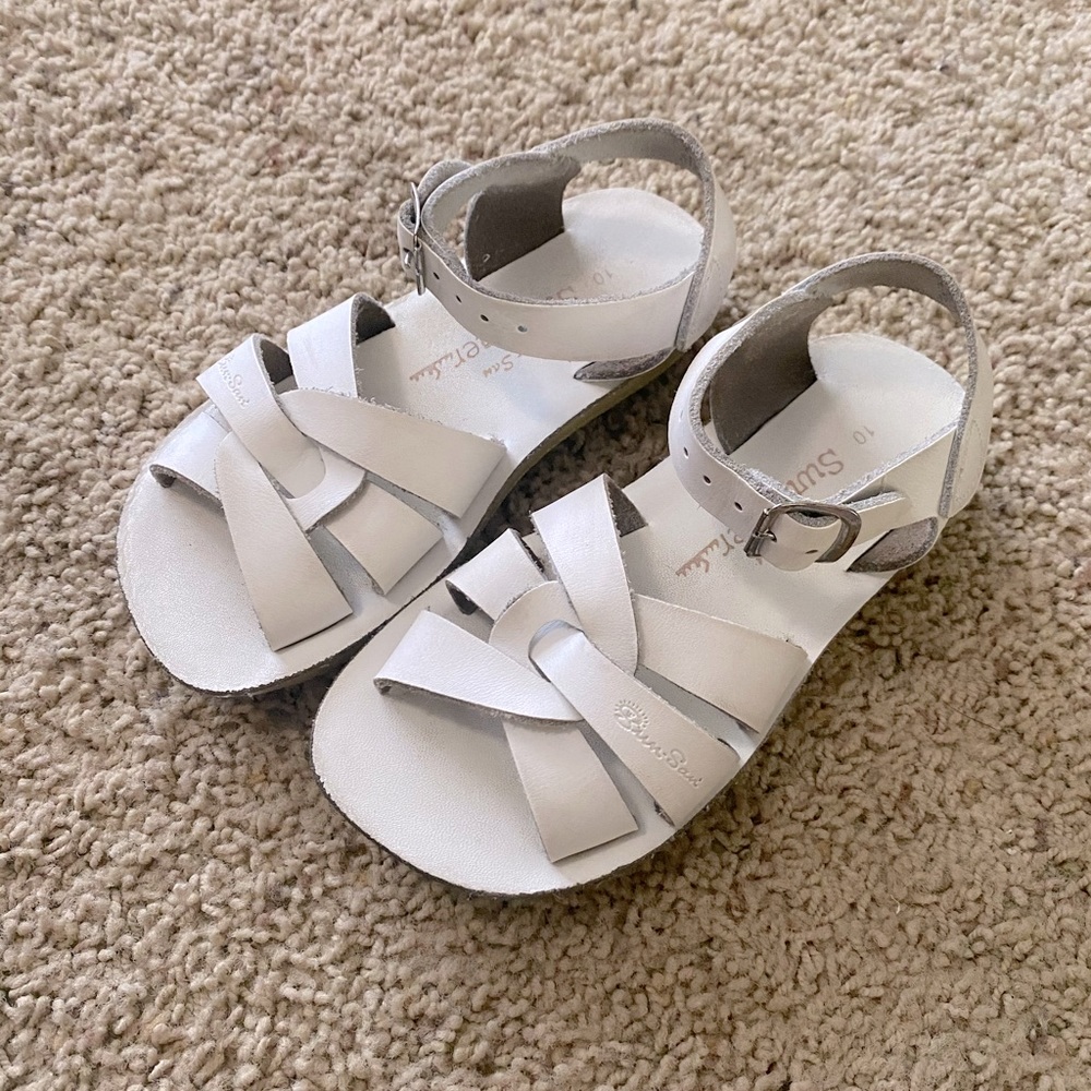 White Sun-Sun Swimmer Sandals